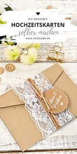 Hochzeit Hochzeit Einladung Kraftpapier