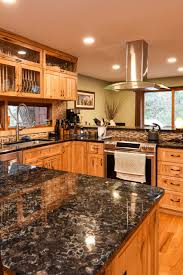 blue granite kitchen countertops design
