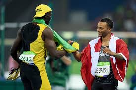 Trivia (16) is the first canadian sprinter to win three medals in a single olympics in 2016. Photographer Cameron Spencer S Photo Of A Grinning Usain Bolt Cruising To The Finish Line During Men S 100m At Rio Olympics And Intro For August 16 2016 Lainey Gossip Entertainment Update