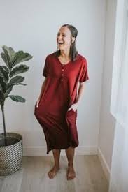 Best Women S House Dresses Modern Nursing Gowns Nesting Olive House Dress Nursing Gown Modern Dress