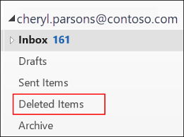 Recover Deleted Items In Outlook For Windows