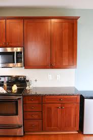 Prepare a cleaning solution with a 1:1 ratio of warm water and white vinegar in a bowl or bucket. How To Clean Kitchen Cabinets So They Shine