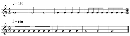 Common notation, for example, divides the written music into small groups of beats called measures, or bars. Music Crash Courses