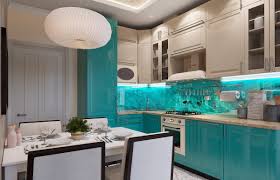 turquoise kitchen design ideas: a lot