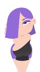 duolingo, lily (duolingo), postblue98, curvy female, presenting breasts - Rule  34 World