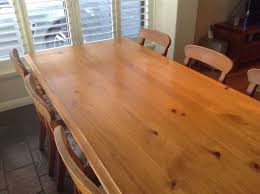 Baltic Pine Dining Table Upholstered Chairs Dining Tables Gumtree Australia Holdfast Bay Brighton 1 Pine Dining Table Upholstered Chairs Dining Table