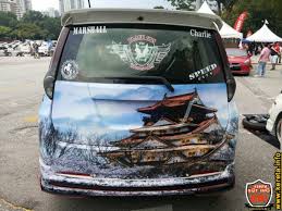 Elliot jonah 2pcs car side body stickers flames side car decal sticker vinyl car truck suv 100 x 12.5 3.9 out of 5 stars 22. Yakuza Japan Theme Body Sticker On Modified Alza Mpv