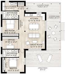 Truoba 115 Modern House Plan Truoba Plan 924 2 House Blueprints Modern House Plan House Plans