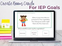 How to create boom cards. Creating Boom Cards To Meet Iep Goals Mrs P S Specialties