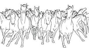 Wild horse herd coloring pages. Horse Herd Coloring Pages Horse Coloring Horse Coloring Pages Horse Coloring Books