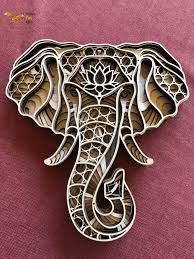 Free Free Layered Elephant Mandala 497 SVG PNG EPS DXF File