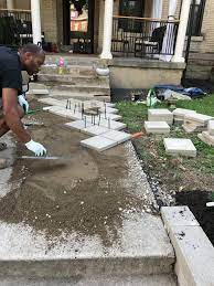 With brick pavers, you can lay them right on top of the concrete without having to take here are the basics you need to know so you can install brick pavers over the concrete you are trying to conceal. Diy How To Install Pavers Over Old Concrete