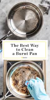 Learn how to clean a burnt pan using these easy tips that will protect the coating on your stainless steel pots, aluminum cookware, and cast iron pans. Best Way To Clean A Burnt Pan Skills Battle Kitchn