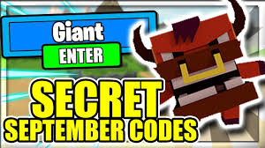 How to redeem giant simulator codes? September 2020 All New Secret Op Codes Giant Simulator Roblox Youtube