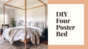 Scroll through the following diy canopy bed ideas and revamp your canopy beds have been associated with sumptuousness and intimacy for centuries. Diy Four Poster Bed Youtube