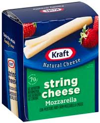 kraft mozzarella string cheese 1 ea