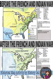 This French And Indian War Map Activity Will Help Students Understand The Territory Changes T Social Studies Elementary Map Activities Social Studies Education