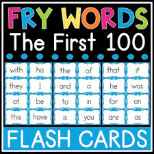 Check spelling or type a new query. Fry Sight Word Flash Cards The First 100 High Frequency Words Flashcards