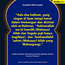 Jangan bermimpi terlalu tinggi kecuali kalau anda siap kecewa. Dua Kalimat Yang Ringan Di Lisan Berat Di Timbangan Dan Dicintai Allah