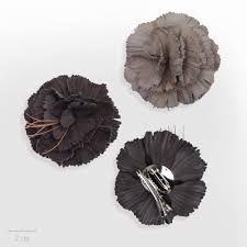 Broche Cuir Pince A Chapeau Et Cheveux Fleur Boheme Creation Zor Paris
