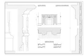 > chair rail & wall mouldings > chair rail. File Fireplace Details Mantel Profile And Chair Rail And Baseboard National Home For Disabled Volunteer Soldiers Northwestern Branch Wadsworth Library 5000 West National Habs Wi 360 D Sheet 9 Of 10 Png Wikimedia Commons