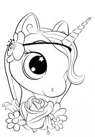 Kawaii with cute mustache triangle stickers. Free Printable Cute Kawaii Unicorn Coloring Pages Novocom Top