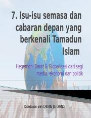 Pembantu yang cantik dan majikan yang nakal. Hegemoni Pptx 7 Isu Isu Semasa Dan Cabaran Depan Yang Berkenali Tamadun Islam Hegemoni Barat Globalisasi Dari Segi Media Ekonomi Dan Politik Course Hero