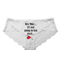 Amazon.com: Personalized panties, Funny Gift, Sexy lingerie, Wedding gift  for the bride, Valentine Gift for Her, It's not going to lick  itself-HNW-[P1-1] : Handmade Products
