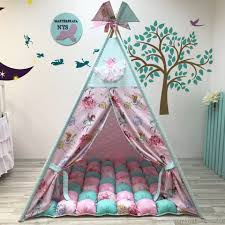 Myatno Rozovyj Vigvam S Feyami Detskij Domik Palatka Shalash Kupit V Internet Ma Cabanas Para Criancas Ideias De Cabana Brinquedos Para Criancas Feitos Em Casa
