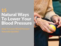Begin with a goal of losing 10 percent of your current weight. 15 Natural Ways To Lower Your Blood Pressure Boxym Produces Best And Durable Home Medical Equipments Boxym Com