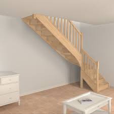 Ce produit n'est pas vendu en ligne actuellement. Escalier Quart Tournant En Bois Traditionnel Et Fabrique Sur Mesure A Monter Soi Meme Oeba