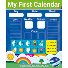 Magnetic My First Calendar And Weather Chart