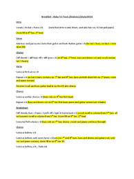 Breakbot Baby I M Yours Analysis 3june2014 Pdf