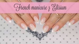 French Manicure Elisium Bialy Flexygel White Flexygel Youtube