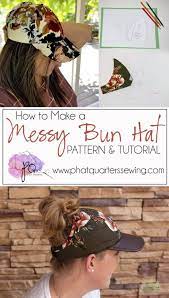 Messy Bun Hat Pattern From Colorado Messy Bun Hat Pattern Messy Bun Hat Bun Hat