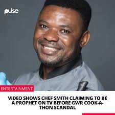 Chef Smith, the culinary personality who recently came under fire for  fabricating his Guinness World Record certificate, has been exposed for  having a past life as a religious figure. He recently announced