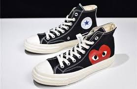 Comme Des Garcons Play X Converse Chuck Taylor Multi Heart 1970s Hi Comme Des Garcons Converse Cdg Play Chuck 70 Hi Black 150204c Converse Comme Des Garcons Black