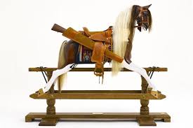 Cowboy Rocking Horse New Rocking Horses Stevenson Brothers Rocking Horses Wow Look At The Gear My Boys Would Love This Rocking Horse Horses Wooden Horse