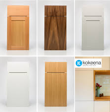 The doors on the sink cabinet have suffered water damage while the ones near the stove suffer steam damage. Kokeena Real Wood Ready Made Cabinet Doors For Ikea Akurum Kitchens Kitchn