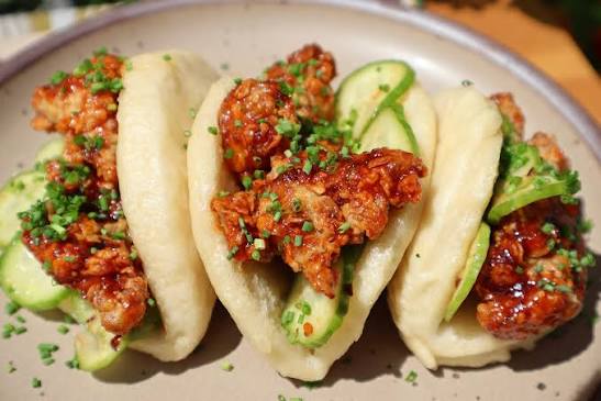 Barbecue Chicken Grilled Bao