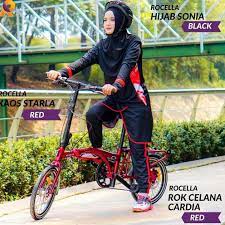 Nike baju olahraga wanita dryfit kaos lengan panjang atasan senam aerobik zumba gym running training olah raga sepeda cewek muslim muslimah ber hijab. Baju Setelan Olahraga Sepeda Wanita Muslimah Hijab Kaos Rok Celana 2in1 Gowes Ori Murah Terlaris Shopee Indonesia