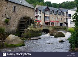 Pont Aven Moulin Du Grand Poulguin Site Of The Painting Crique En Stock Photo Alamy