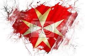 Wählen sie aus illustrationen zum thema flagge von malta von istock. Grunge Alte Malta Ritter Flagge Leinwandbilder Bilder Mittelalter Malteser Schmutzigen Myloview De