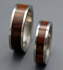 Wooden Wedding Rings Titanium Wedding Band Wedding Rings Etsy Wooden Wedding Ring Titanium Wedding Band Wedding Rings Unique