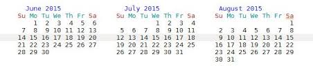 How To Show The Three Months Calendar Of Non Gregorian Calendars Emacs Stack Exchange