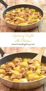 Ginisang Sayote With Chicken Recipe Pilipino Food Recipe Filipino Vegetable Recipes Easy Vegetable Dishes