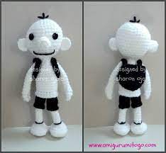 Greg With Backpack Homemade Dolls Crochet Toys Patterns Kids Knitting Patterns