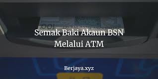 Cara senang tukar had limit pengeluaran di atm maybank mesin. 3 Cara Semak Baki Akaun Bsn Saya Melalui Sms Atm Dan Online