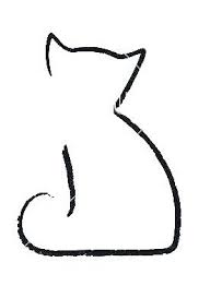 Pin By Angeles Fernsndez On Piercings Tattoos Cat Tattoo Simple Black Cat Tattoos Cat Outline Tattoo