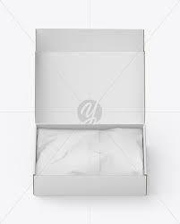 Download Opened Box Mockup In Box Mockups On Yellow Images Object Mockups